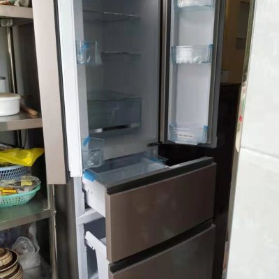 海尔（Haier）BCD-329WDVL 329升法式多门四门无霜冰箱 一级能效 双变频智能双层直开抽屉家用电冰箱晒单图