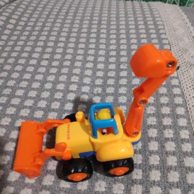 快乐工程队 (推土机/单只装) 惯性动力工程车男孩玩具车晒单图