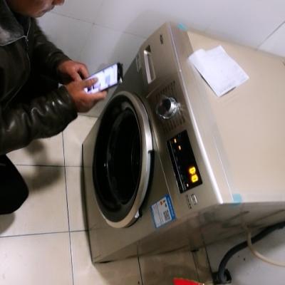 Haier/海尔洗衣机 10公斤kg 大容量 变频滚筒 金色外观 家用特色除菌 全自动洗衣机 EG10014B39GU1晒单图