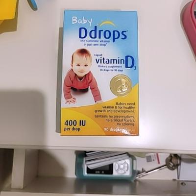 Baby Ddrops 婴儿维生素D3滴剂 400IU 90滴晒单图