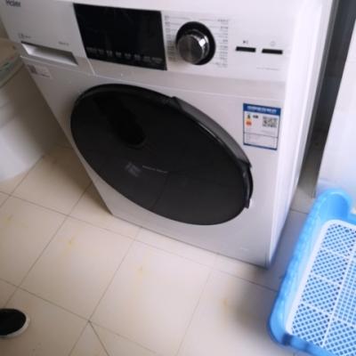 Haier/海尔洗衣机 10公斤直驱变频 智能全自动滚筒洗衣机EG10014BD959WU1晒单图