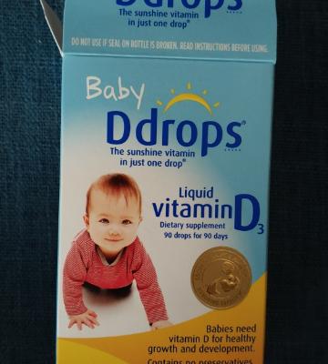 Baby Ddrops 婴儿维生素D3滴剂 400IU 90滴晒单图