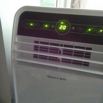 Shinco新科移动空调单冷1.5匹厨房机房出租房地下室免安装一体机可移动空调晒单图