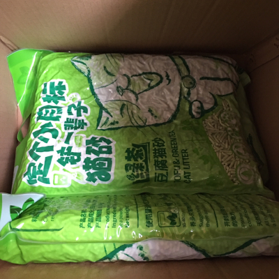 猫森林豆腐猫砂绿茶味2.4kg/袋6L除臭无尘可冲厕所猫森林出品晒单图