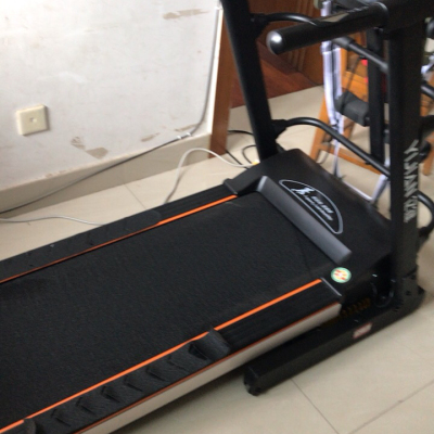 【送装一体】亿健（YIJIAN）家用跑步机 静音折叠室内健身器材【欧盟认证】2019新升级款 峰值马力3.0HP WIFI智能7吋彩屏多功能晒单图