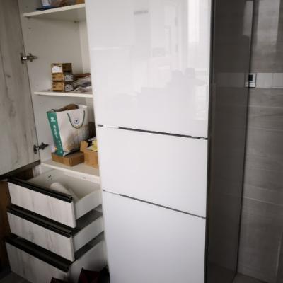 西门子（SIEMENS）274升三门冰箱 玻璃面板 零度保鲜 小型家用节能冰箱 KG28US221C晒单图