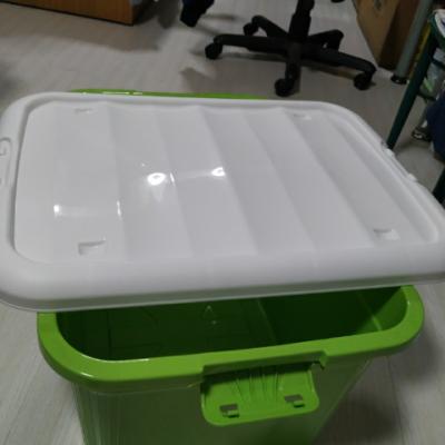 禧天龙citylong60L特大号塑料收纳箱玩具衣服装被子塑料收纳箱整理箱 绿色晒单图