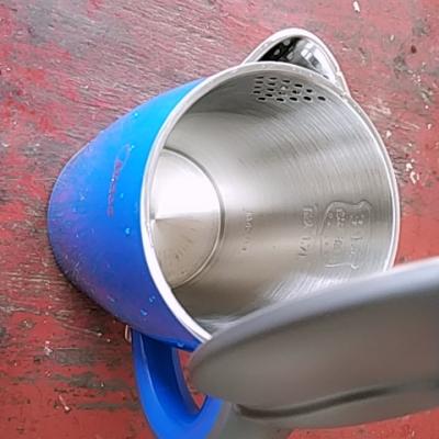美的（Midea）电水壶 WH517E2g 1.7L 双层防烫 食品级304不锈钢 防干烧 电热水瓶 电水壶 蓝色晒单图