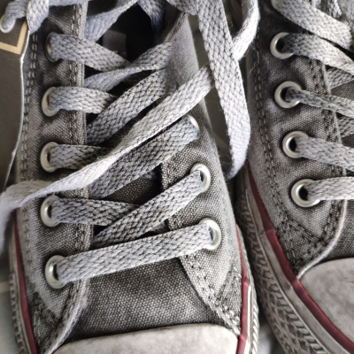 张艺兴同款 Converse Chuck Taylor 匡威限量 复古做旧脏脏鞋高帮帆布鞋 156885C主图热卖 41.5晒单图