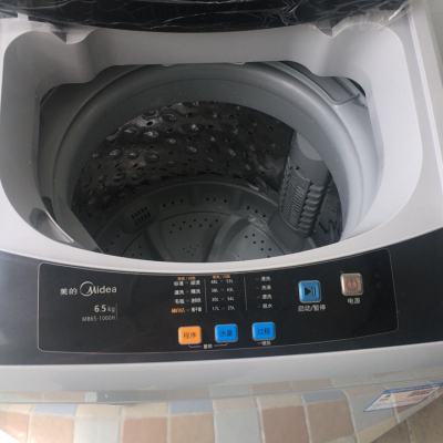 美的(Midea)MB65-1000H 6.5公斤全自动波轮洗脱一体洗衣机 非变频 家用智力灰 品质电机 一键脱水晒单图
