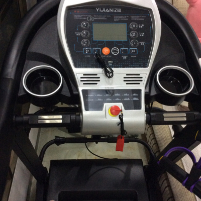 亿健（YIJIAN）T900家用多功能跑步机静音正品可折叠多功能室内电动跑步机健身房器材3.0HP 蓝屏多功能晒单图