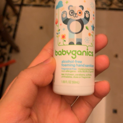 美国甘尼克宝贝 babyganics 免洗抗菌宝宝泡沫洗手液不含酒精安全温和 6个月以上便携小瓶装无晒单图