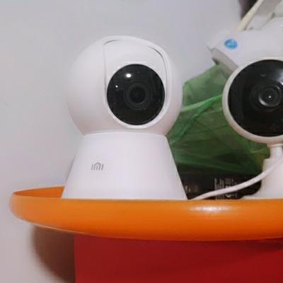 小米生态链小白智能摄像机 监控家用无线WIFI智能安防室内室外360度高清红外夜视米家APP 青春版1080P云台摄像头晒单图