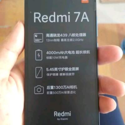 小米 (MI) Redmi 7A 4000mAh超长续航 AI人脸解锁 2GB+16GB 磨砂黑 大电量大音量拍照游戏智能手机 双卡双待 小米 红米移动联通电信全网通4G手机晒单图