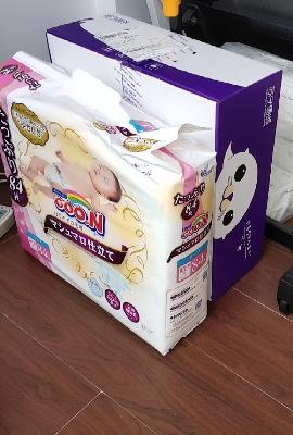大王GOO.N纸尿裤NB号NB84片 棉花糖系列(0-5kg)晒单图