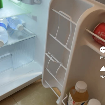 美的(Midea)88升双门 迷你小冰箱租房宿舍办公室家用冷冻冷藏小型 节能环保省电 BCD-88CM晒单图