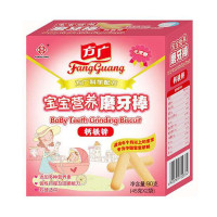 方广 磨牙棒 婴儿营养磨牙棒手指饼干 90g/盒装（2袋分装）