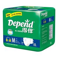 得伴超强型成人纸尿裤M号10片装