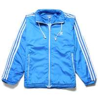 adidas阿迪达斯三叶草12年新款男子棉服X52106蓝色XXL