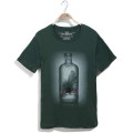 VaLS 男装经典羽毛瓶个性印花圆领短袖T恤010300023(绿色/XL)