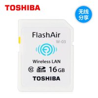 东芝(FlashAir)16G(Class10)SDHC存储卡/内存卡(Wireles LAN)