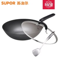 苏泊尔传统铁锅铸铁锅30cm 无涂层生铁锅炒菜锅FC30L5炒锅