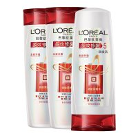 欧莱雅多效修复洗发露+润发乳套装400ml*3