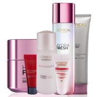 欧莱雅(L’OREAL) 清润抗氧化保湿三件套（泡沫洁面膏125ml+膜力水175ml+膜力霜50ml+复颜旅行三件