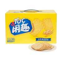 闲趣 韧性饼干(自然清咸原味) 900g