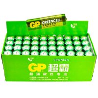 GP超霸 5号碳性电池 GP15G-BJ4 1.5V干电池 40粒装盒装