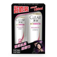 清扬去屑洗发露多效水润养护型400mL+160mL