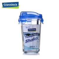 三光云彩(GLASSLOCK)水杯茶杯 韩国进口钢化耐热玻璃水杯 茶杯RC105 蓝色 500ml 蓝色