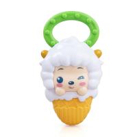 澳贝（AUBY） 喜洋洋与灰太狼 益智玩具 懒羊羊牙胶摇铃 婴幼儿童摇铃牙胶 465205