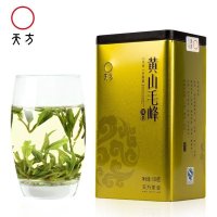 【中华特色】池州馆 天方黄山毛峰绿茶 150g/听毛峰绿茶 高山毛峰安徽天方茶叶 华东