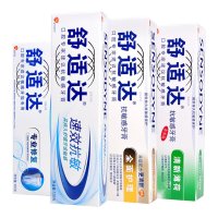 舒适达抗敏感牙膏4支装（专业修复+抗敏感+清新薄荷+全面护理）
