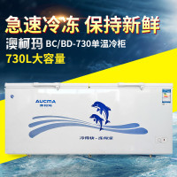澳柯玛冰柜 730升 大冷柜冰柜 卧式 商用 大容量 单温 冷藏冷冻 双开门 BC/BD-730