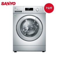 三洋（SANYO）7公斤全自动变频滚筒洗衣机XQG70-F11310BSZ（亚光银）