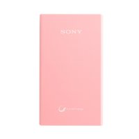 索尼（SONY）CP-V6（粉色） 6100毫安聚合物锂电池USB电源 sony/索尼 轻薄移动电源 迷你可爱聚合物充电宝