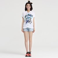 女雪纺上衣Y5JO30250 白色 XL
