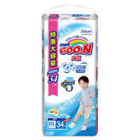 大王（GOO.N）拉拉裤/短裤式尿裤(男)加加大号（XXL号）34片（15kg以上）