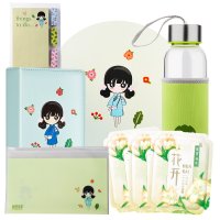 相宜本草狂欢节礼装（小宜玛五件套+花开面膜*3片）