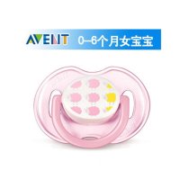 飞利浦新安怡时尚安抚奶嘴(0-6个月) 单个装女宝 SCF172/13 (新老交替，颜色款式随机发货）