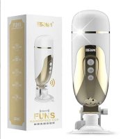 取悦 放释免提十段震频飞机杯 （强震充电款，免提旋转吸盘，情趣声浪互动语音） 成人用品