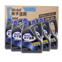 美孚（Mobil） 美孚速霸2000合成机油 5w-40 SN级 （6*4L装）