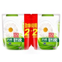 妈妈壹选天然皂液（倍柔洗衣液 清香)袋装3.2kg 威露士出品