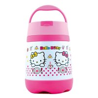 Hello Kitty 凯蒂猫 乐享保温饭盒 不锈钢 白色500ML
