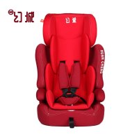 幻城 儿童安全座椅 isofix接口3c认证宝宝9个月-12岁婴儿汽车通用安全座椅 红色