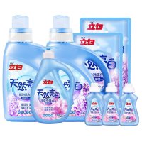 立白 天然亮白洗衣液14.48斤优惠装2kg*2+1kg*2+1kg+80g*3（新旧包装随机发货）