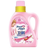 可柔可顺黄金软纺去静电衣物护理剂柔顺剂清怡樱花1kg 威露士出品