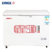 星星(XINGX) BD/BC-256E 256升 卧式冷柜 冰柜 商用冷柜 顶开门 曲底设计大空间 冷藏冷冻转换柜